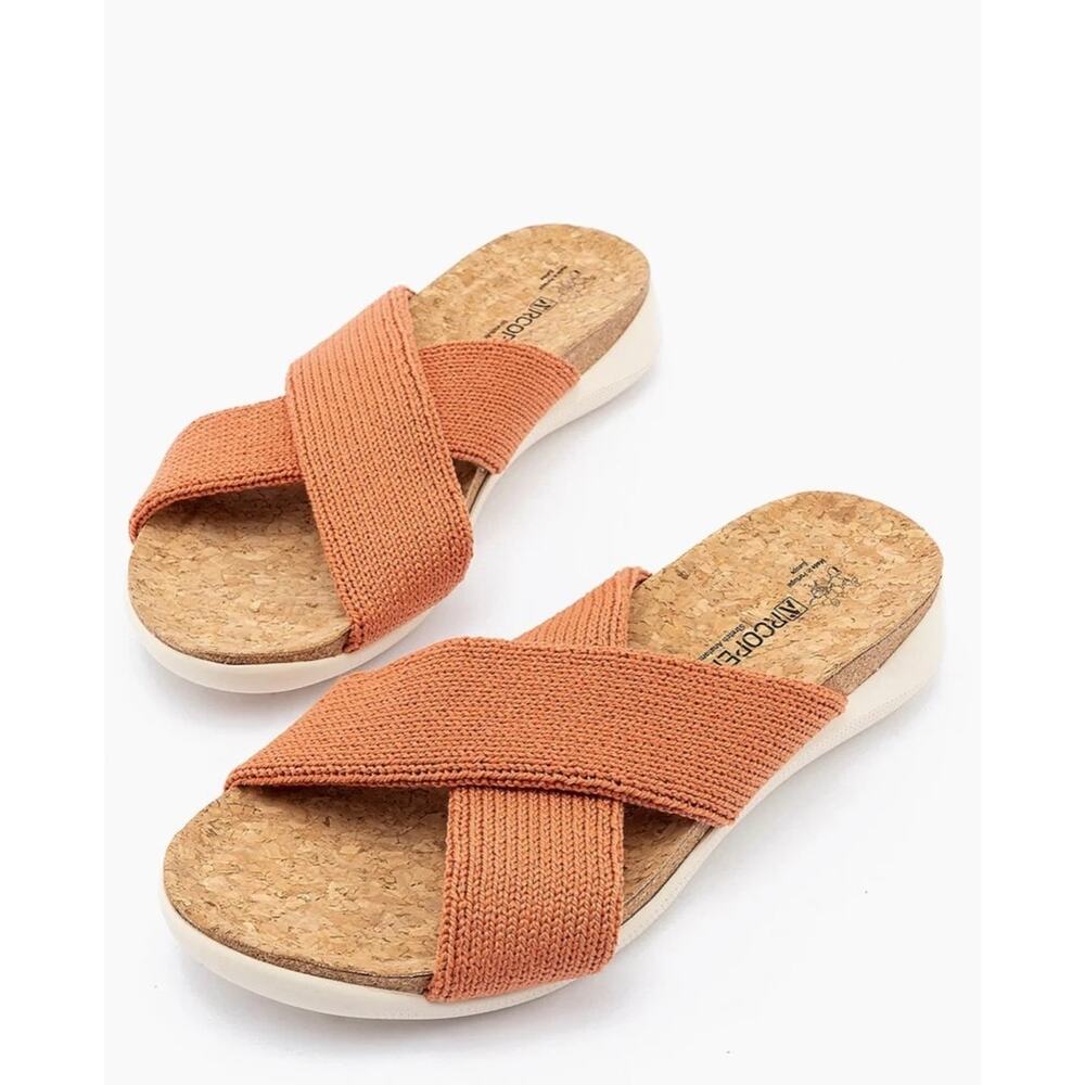 ARCOPEDICO Pantanal Slide Knit Sandal in Brick Sz EU-40 NEW - Picture 2 of 8